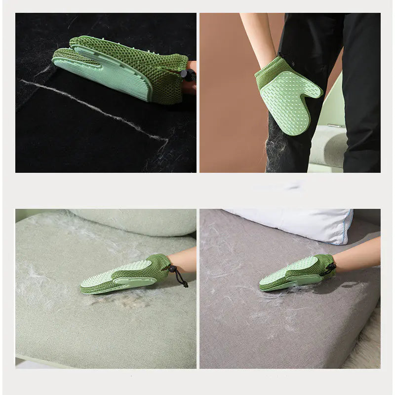 Silicone Pet Grooming Gloves