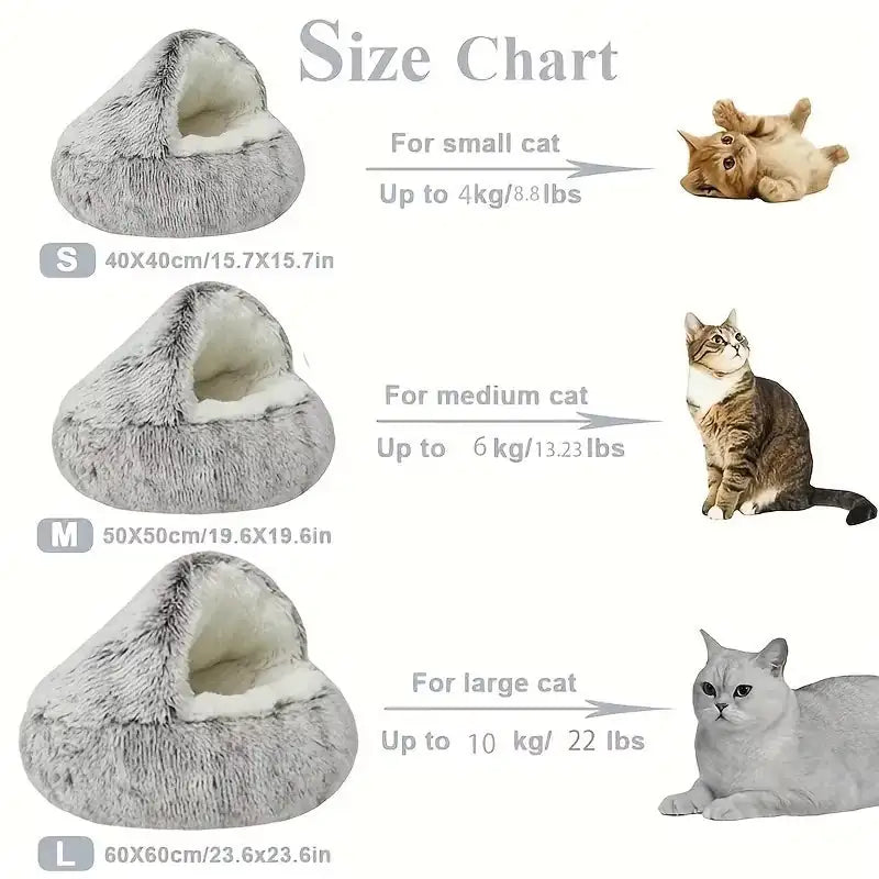 Cat Dog Basket Bed