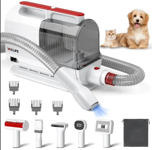 Pet Hair Vacuum Grooming Kit